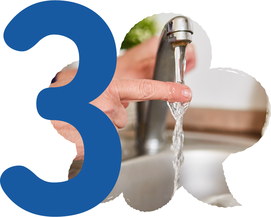 作業開始。最短1時間でお湯が復旧!